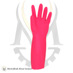 دستکش خانگی ساق بلند لاتکس رز مریم