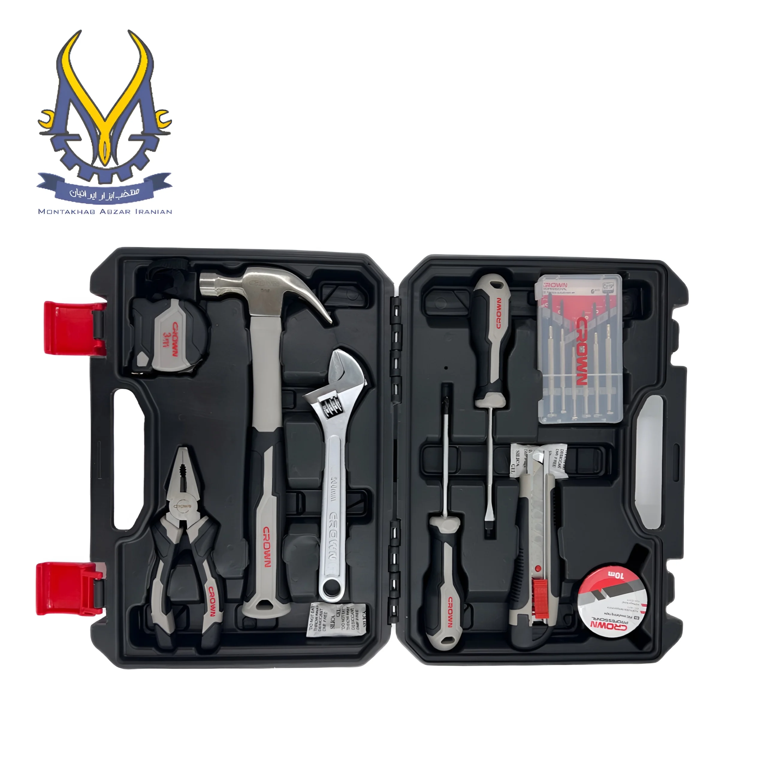 polish_save (99) ست جعبه ابزار 14 پارچه کرون مدل CPHTS-BXA14 - Image 1