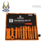 ست 12 عددی خارکش پلاستیکی رودری، داشبورد و پنل درآر خودرو تاپکس TOPEX مدل T-901M12