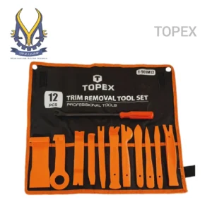 ست 12 عددی خارکش پلاستیکی رودری، داشبورد و پنل درآر خودرو تاپکس TOPEX مدل T-901M12